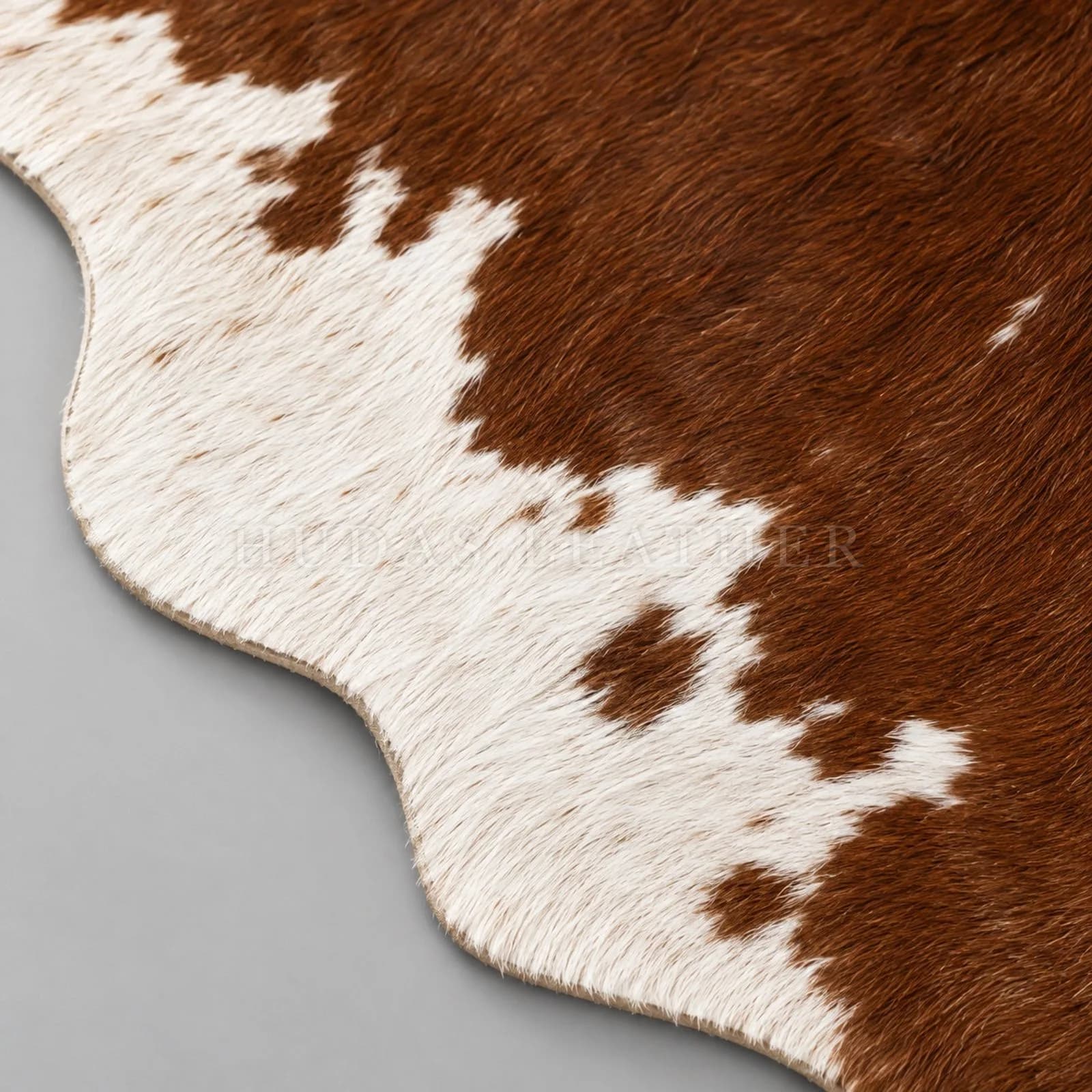 Cowhide Rug — photographed unaltered, view 2