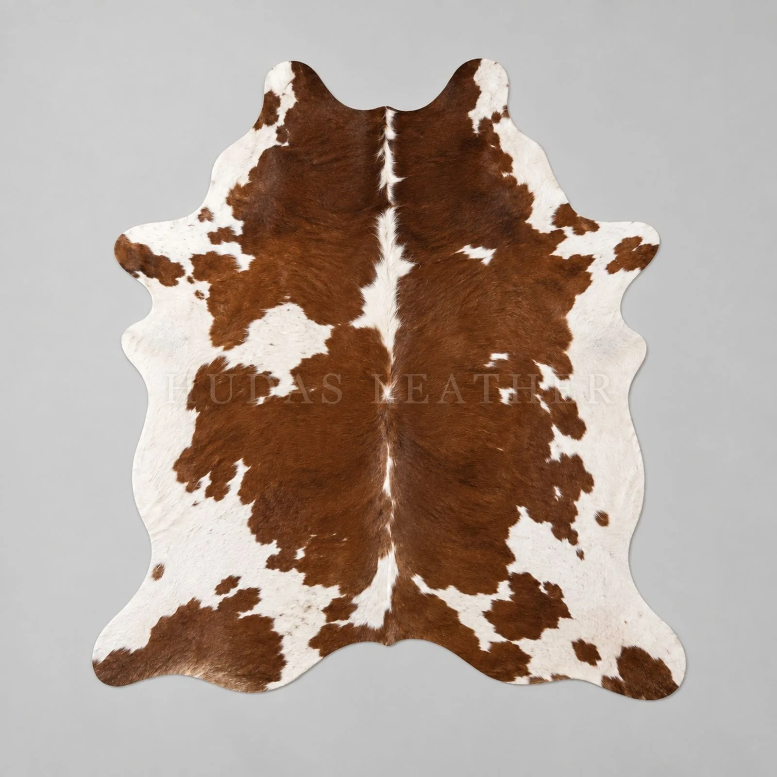 Rugs — Hair-on hides, laid flat.