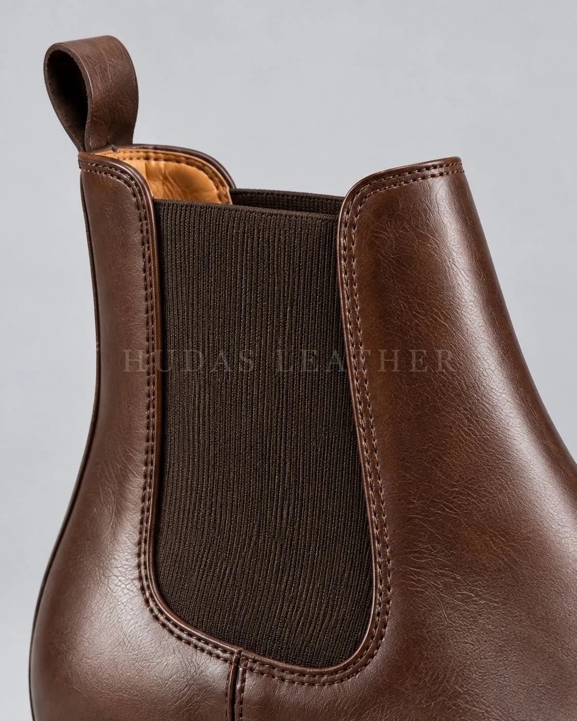 Heritage Chelsea Boot in Full-Grain Polished Cowhide, Dark Walnut, view 4