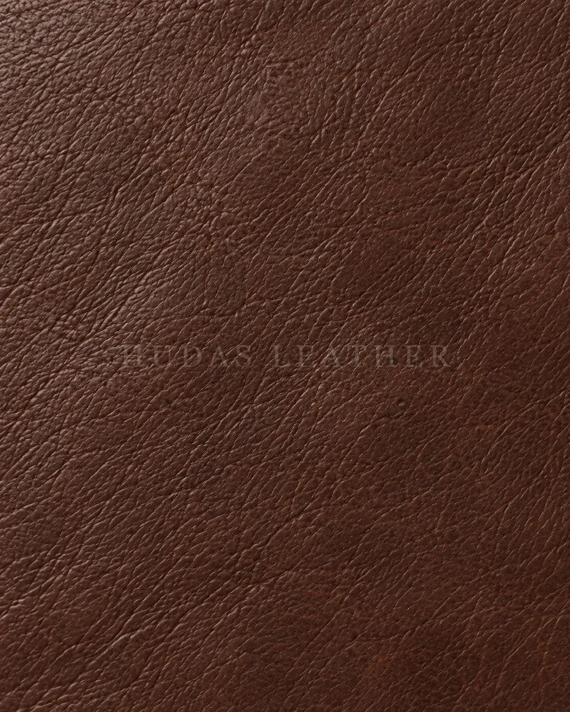 Leather Messenger Bag in Full-Grain Polished Cowhide, Dark Walnut, view 5