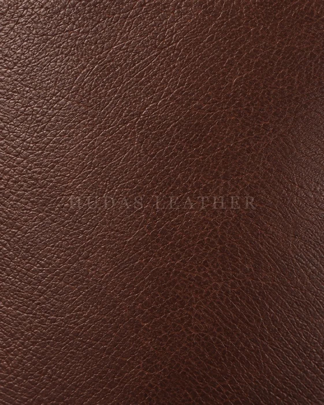 Signature Leather Belt in Full-Grain Polished Cowhide, Dark Walnut, view 5